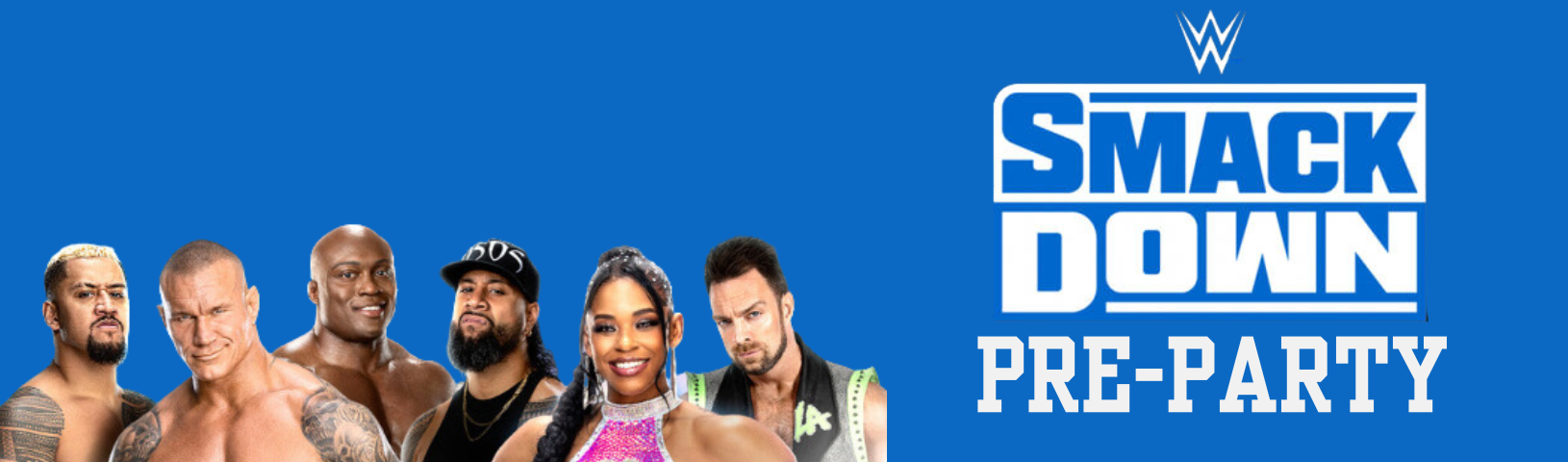 WWE SMACKDOWN PRE-PARTY Background Image